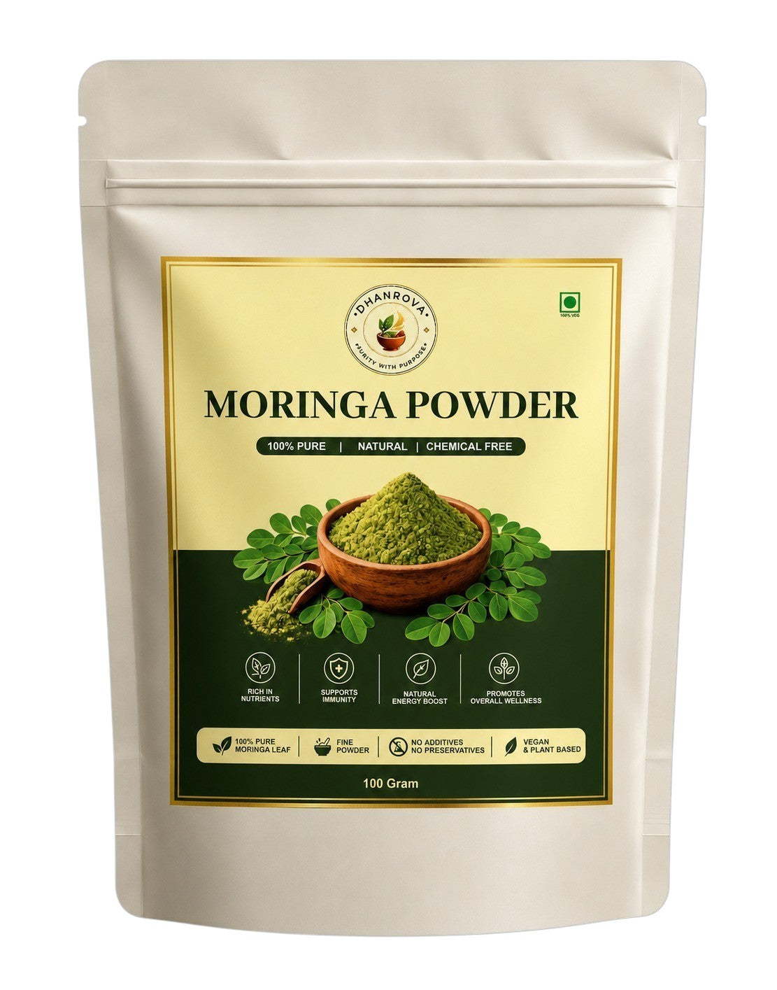 DHANROVA Organic Moringa Powder
