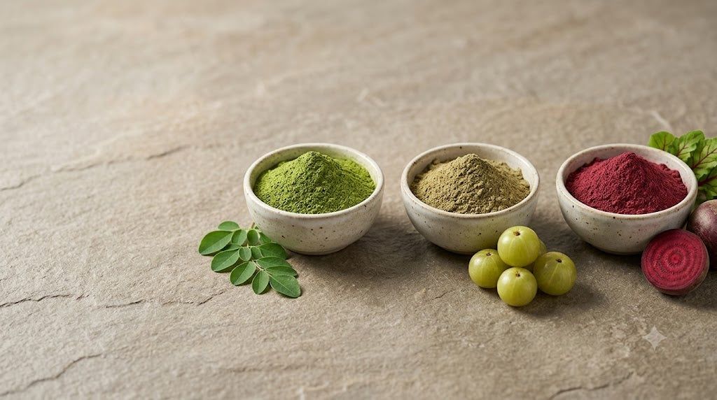 Moringa vs Amla vs Beetroot Powder: Which One Is Right for You?