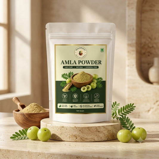 DHANROVA Amla Powder | 100% Pure Indian Amla | 100g