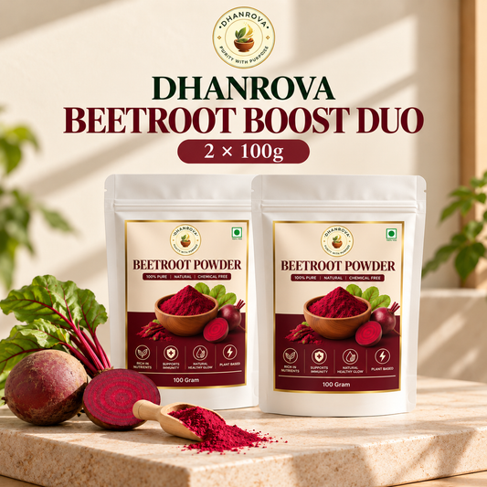 Dhanrova Beetroot Boost Duo | 2 × 100g