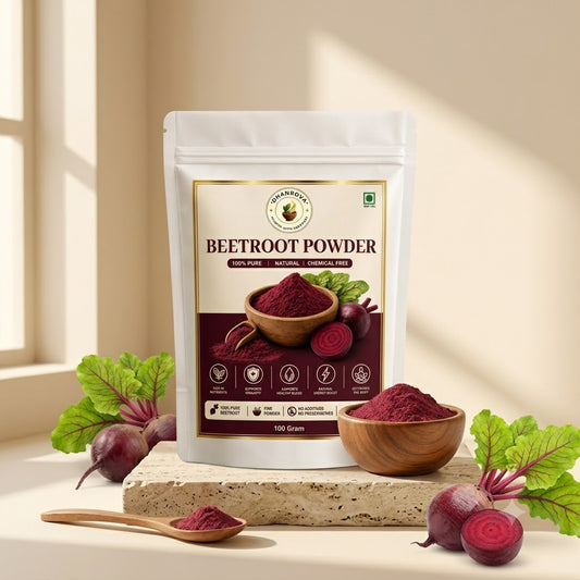 DHANROVA Natural Beetroot Powder | 100% Pure | 100g
