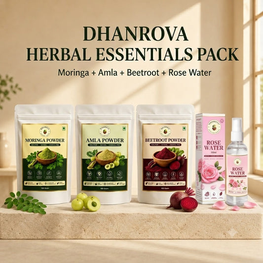 Dhanrova Herbal Essentials Pack