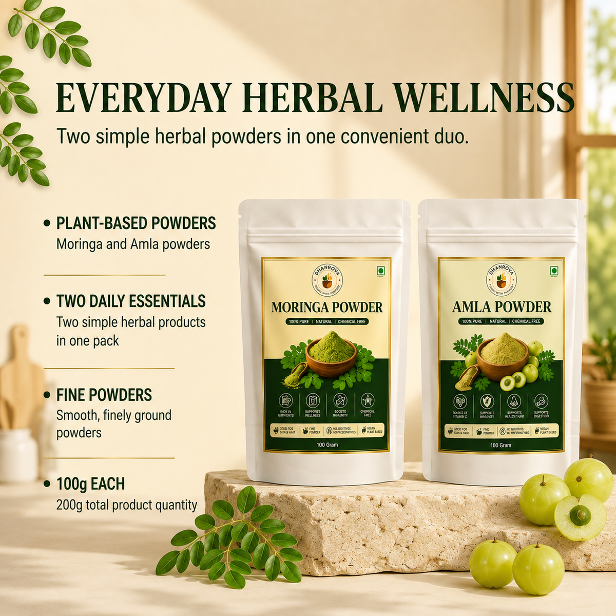Dhanrova Herbal Wellness Duo