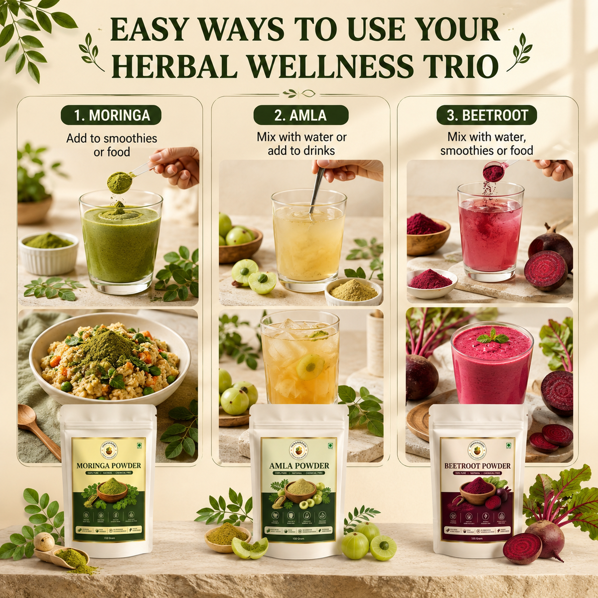 Dhanrova Herbal Wellness Trio