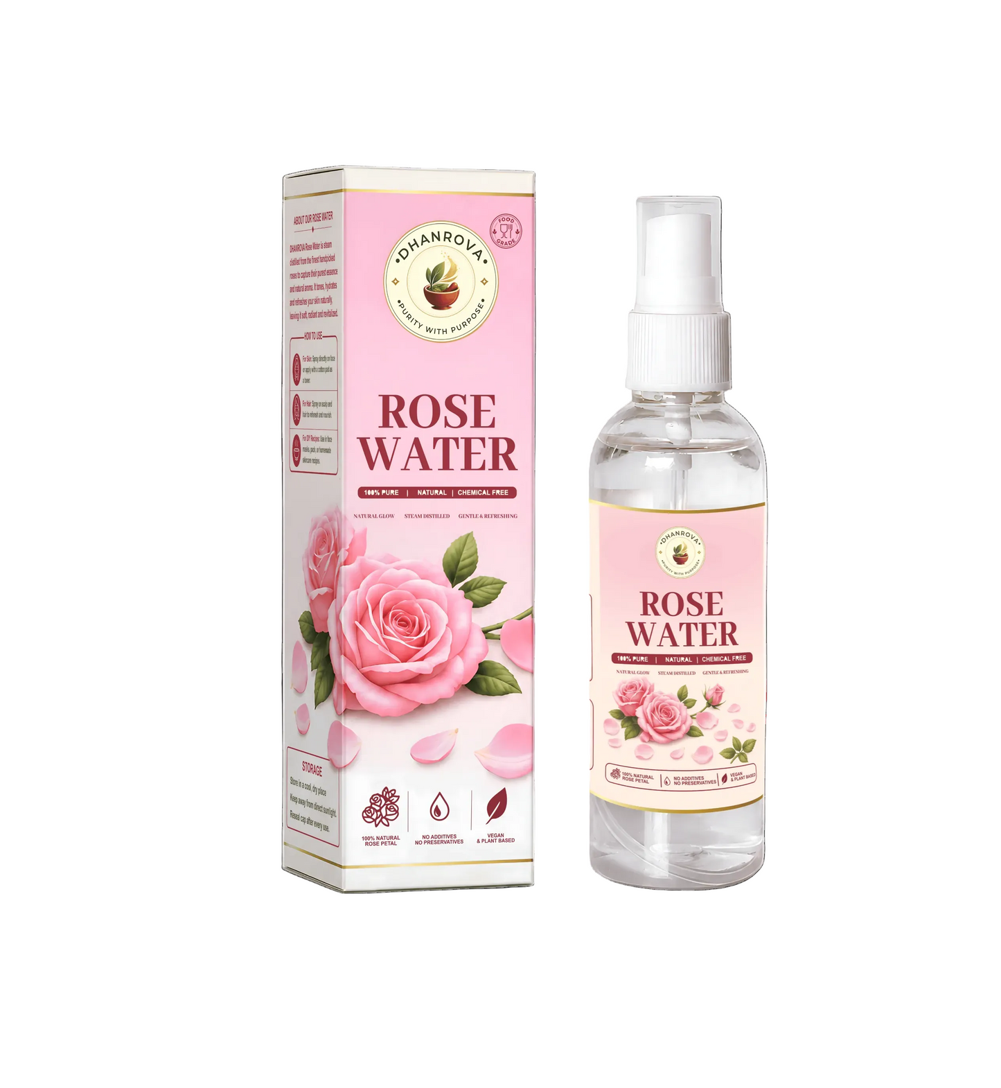 DHANROVA ROSE WATER