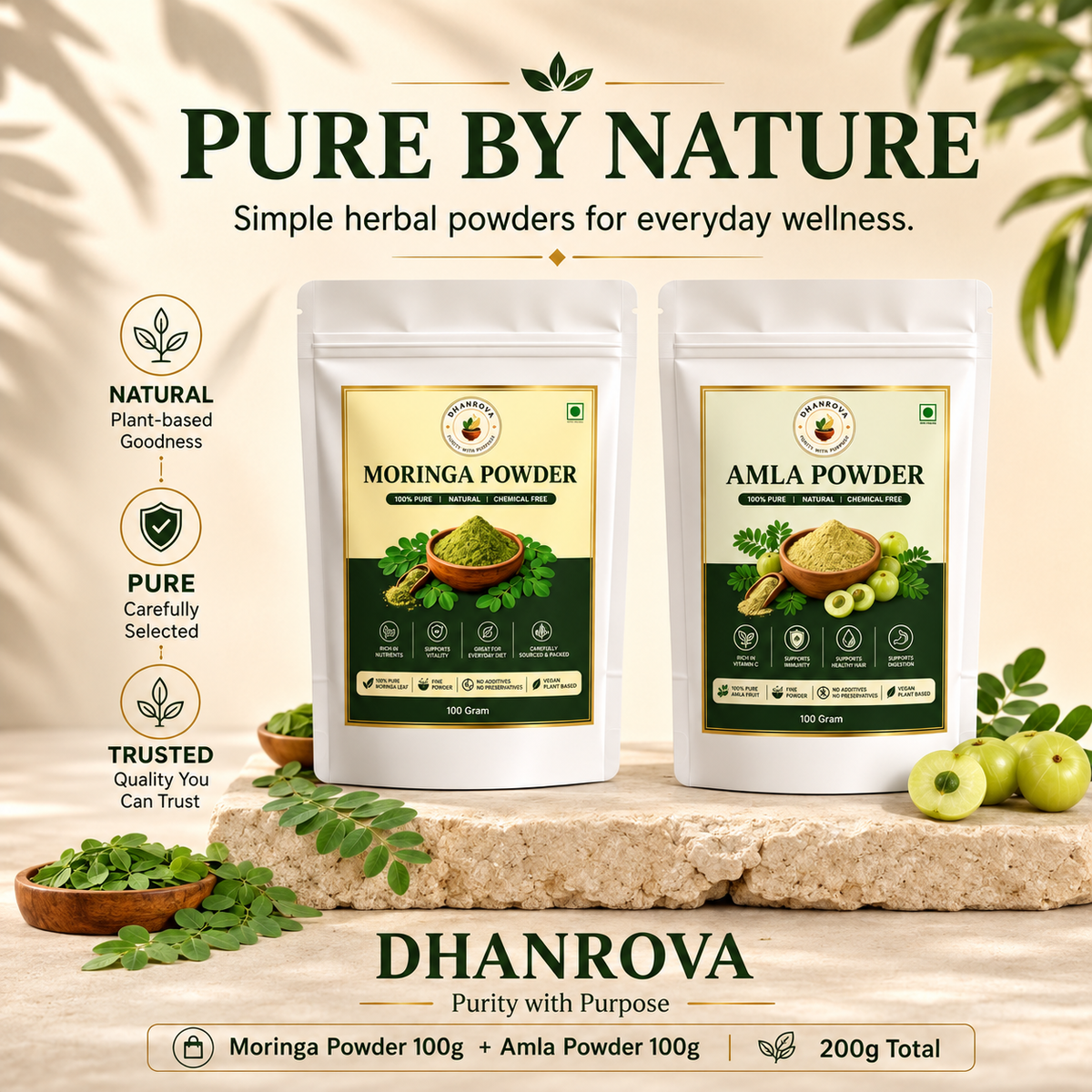 Dhanrova Herbal Wellness Duo
